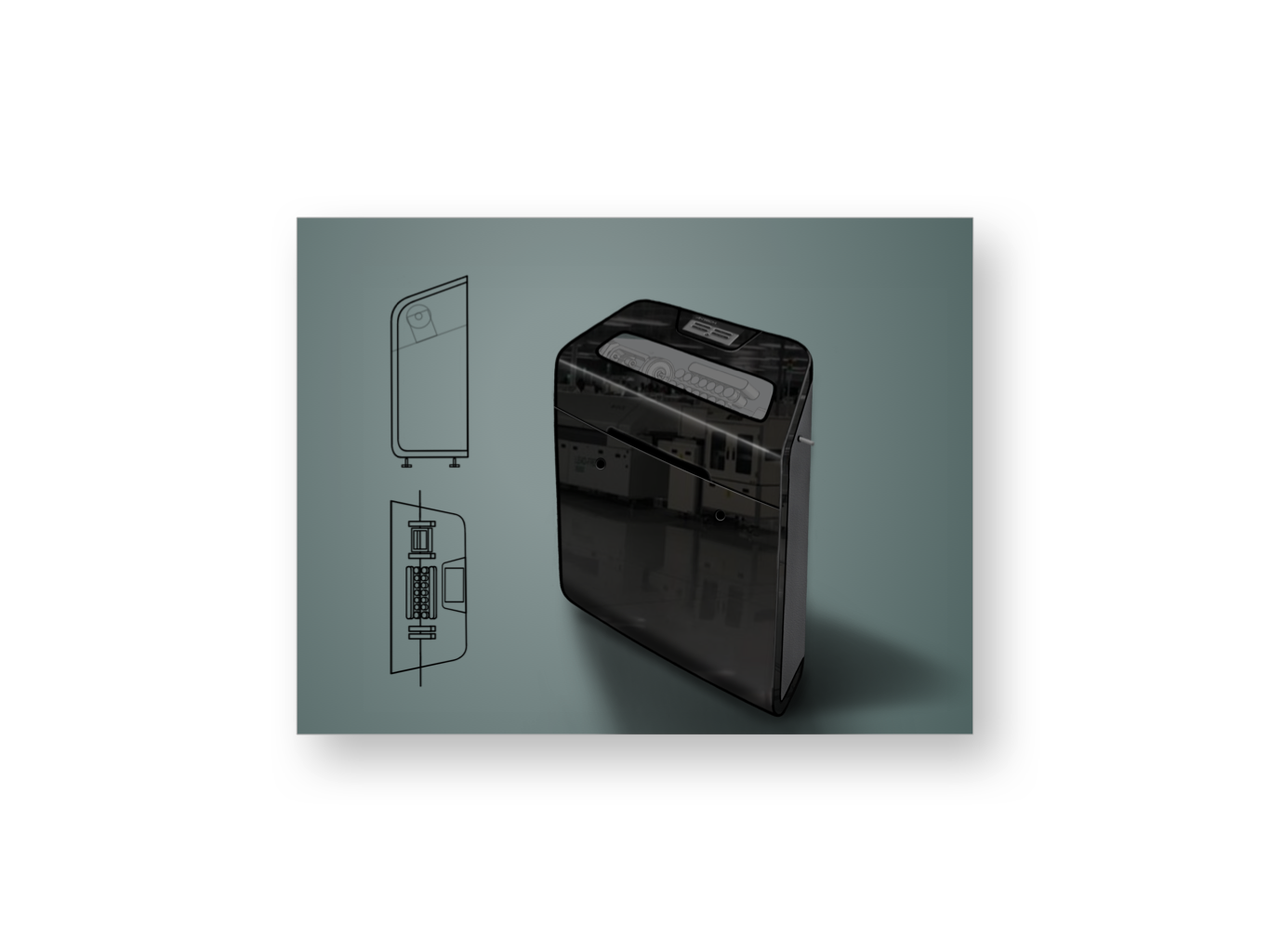 Cable Straightener (concept 3) This concept is much more freely designed, resulting in a slightly higher level of production costs. These types of concepts are offered by Designest as a source of inspiration and to give the client free choice. Often the eventual product concept emerges as a combination of different elements of one or more ideas.